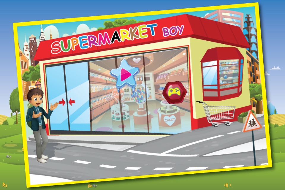 Supermarket boy food shopping - A crazy market cleanup & grocery shop game screenshot 4