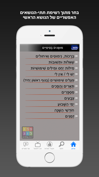 ספרדית - שיחון לדוברי עברית מבית פרולוג - חדש השמעה והקראה בנגיעה Screenshot 2