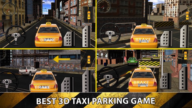 City Taxi Driver Sim 2016 - Yellow Cab Parking Maina in Las (圖3)-速報App