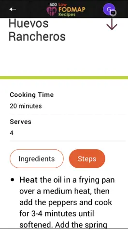 Game screenshot 500 Low FODMAP Recipes: IBS relief & a happy gut hack