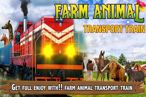 Farm Animal Transport Train - Transport animals 3d screenshot 2