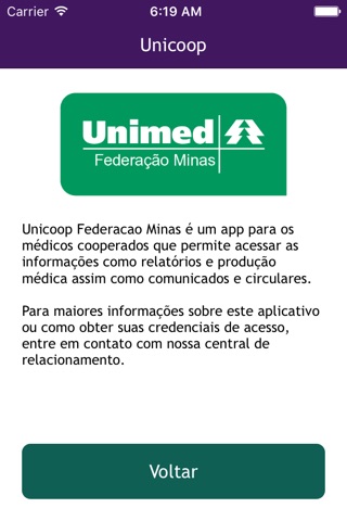 Minha Unimed Federação Minas Gerais screenshot 2