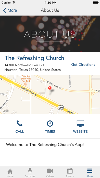 the Refreshing church screenshot 4