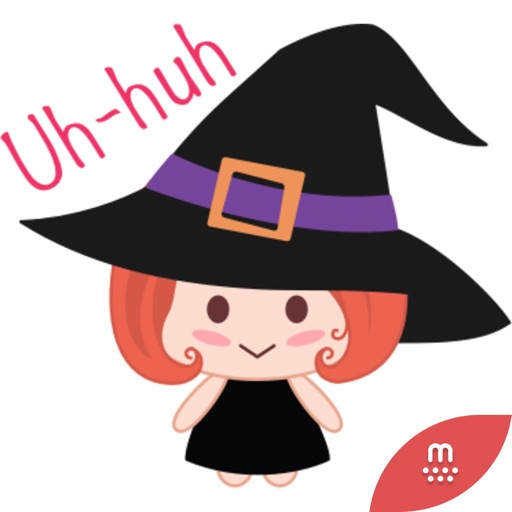 Wikie The Witch stickers by Linh for iMessage