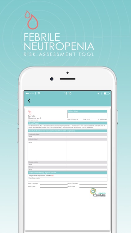 Febrile Neutropenia Tool screenshot-4