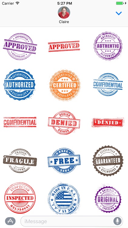 Rubber Stamp Stickers screenshot-3