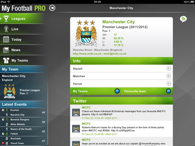 My Football Pro HD(圖4)-速報App