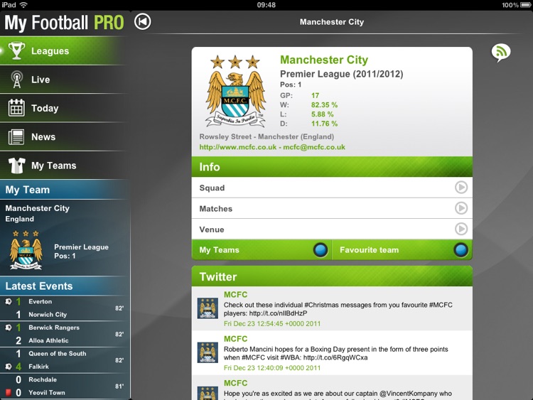 My Football Pro HD screenshot-3