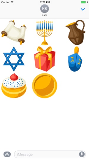 Hanukkah Stickers - Chanukkah Holiday Pack(圖2)-速報App