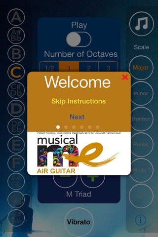 MusicalMe Instruments Air Guitar screenshot 2