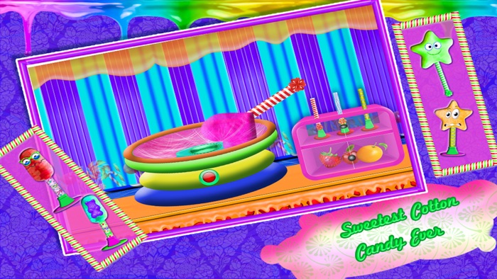 Tasty Ice Candy Cotton Maker – Food Maker Games