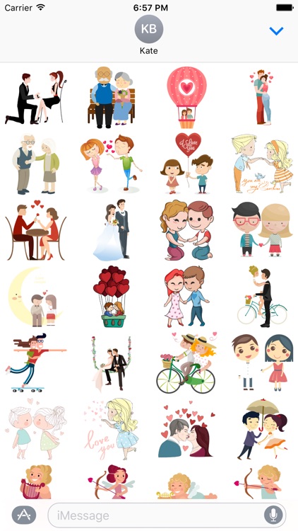 Love Sticker Messanger