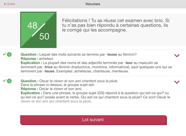 Réussir l’examen d’entrée au secondaire(圖5)-速報App