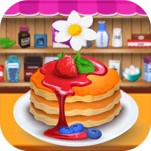 Cooking Fruit Pancakes icon