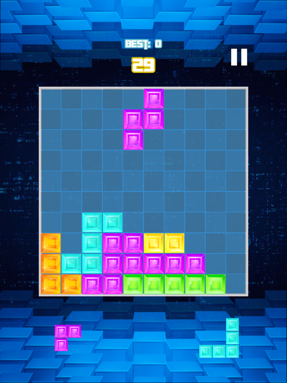 Tetra Brick Puzzle Game - 10x10 Blitz Challengeのおすすめ画像1