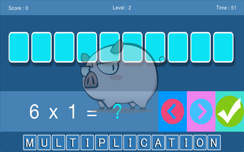 X Multiplication Lite screenshot 2