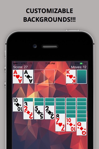 Hearts Solitaire Free Play Classic Card Game+ Pro screenshot 3