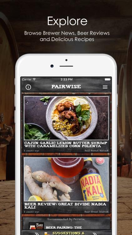 PairWise - Beer and Food Pairing