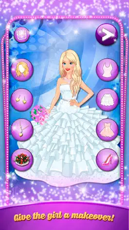 Game screenshot Blonde Bride in Wedding Salon - Dress up game apk
