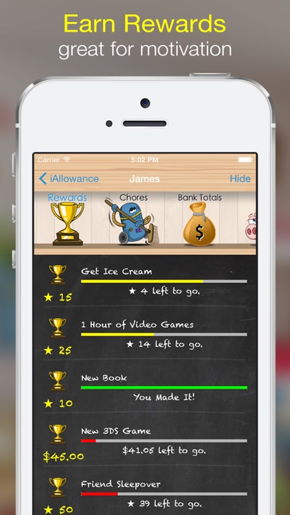 Allowances, Chore & Reward Charts: iAllowance screenshot-3