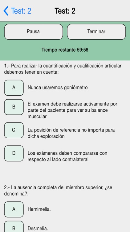 Fisioterapia Test