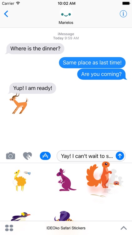 IDEOko Safari Stickers screenshot-4