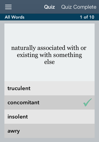 SAT® & ACT® Vocabulary Builder screenshot 4