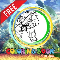 Activities of Coloring Family friendly "for Ken Street Fighter"
