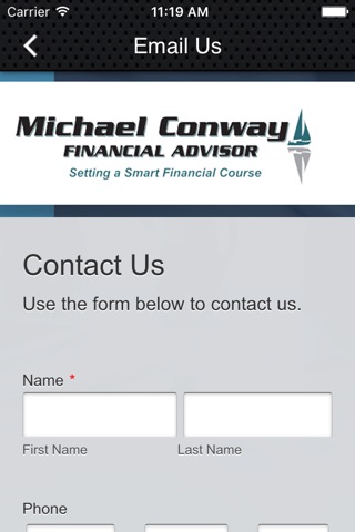 Michael Conway Financial screenshot 3