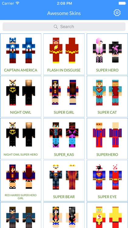 New Super Hero Skins of 2016 - Awesome looking Super Hero skins for Minecraft Pocket Edition screenshot-4