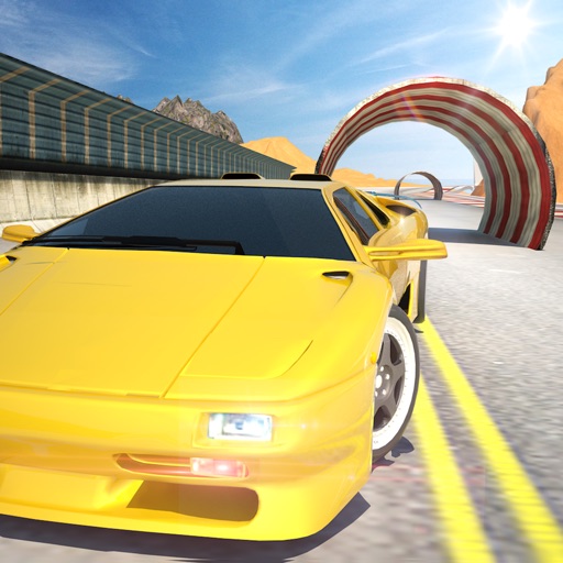 Crazy Car Stunts 3D - Roof Juming & Stunt Driving Racing Game icon