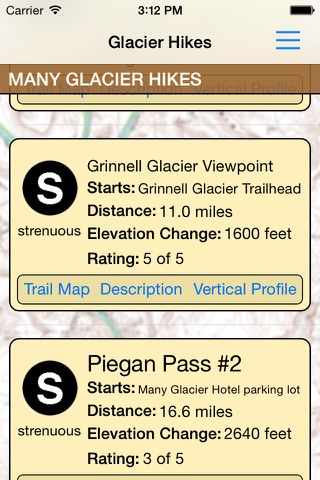Hiking Glacier National Park screenshot 2