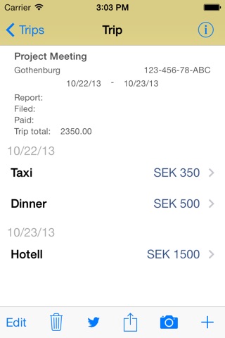 Biz Travel screenshot 2