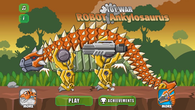 Robot Ankylosaurus Toy War