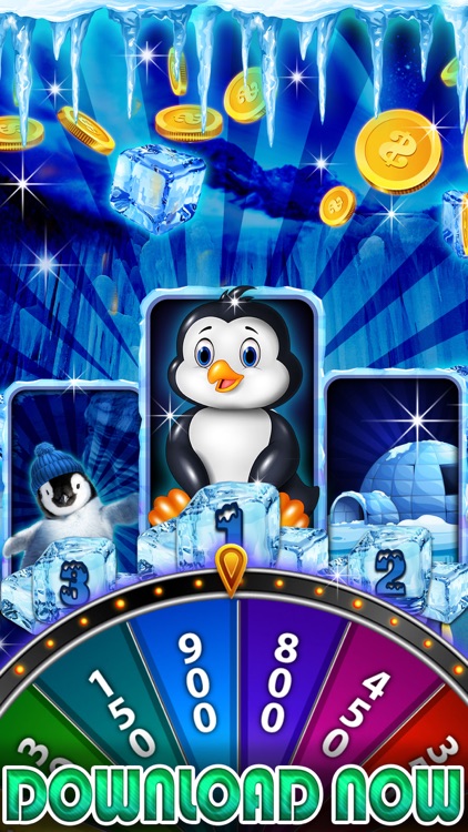 Penguins playing poker live