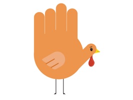 Hand Turkey Stickers