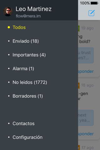 Flow Mail - tames mobile inbox screenshot 4