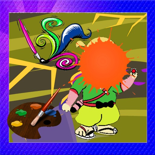 Coloring For Kids Game  NINJA HATTORI Version