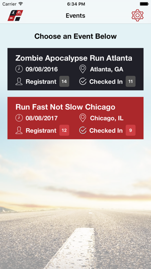 RegisterMyRace.com Check In