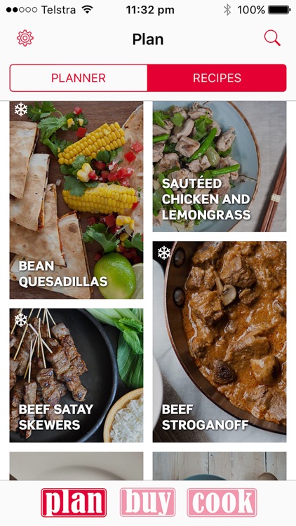 PlanBuyCook meal planner: simple meal planning