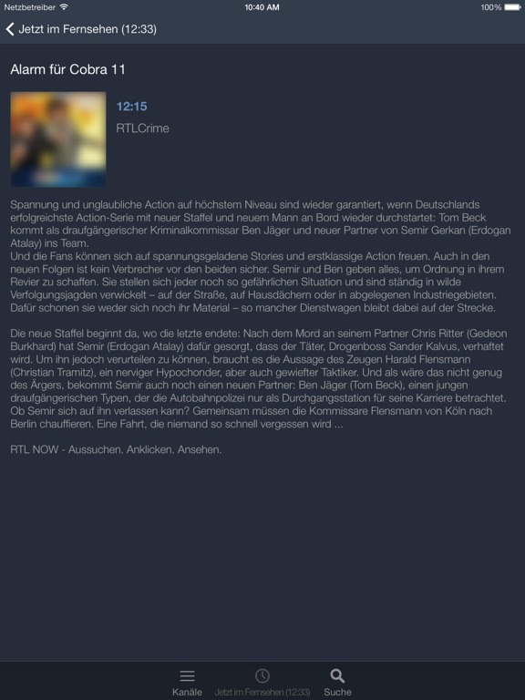 Das TV Deutschland für iPad Guide screenshot 3