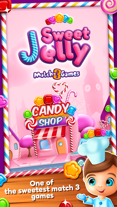 How to cancel & delete Sweet Jelly Match 3 Games – Crush Color.ed Candy in the Jam Blast.ing Quest With Cookie.s from iphone & ipad 3