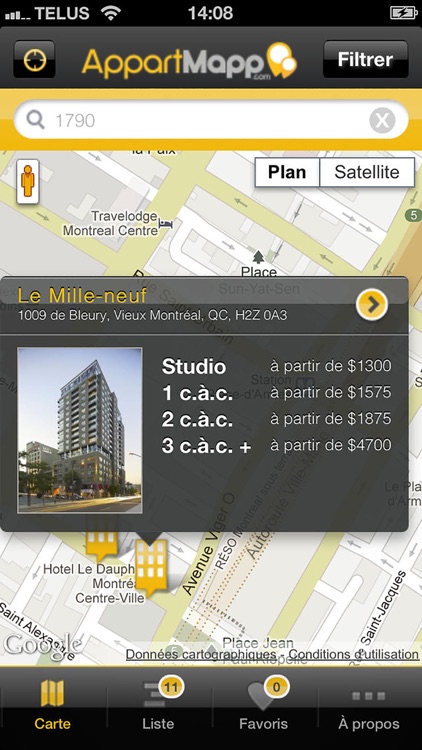 AppartMapp – Recherche d'appartements au Canada