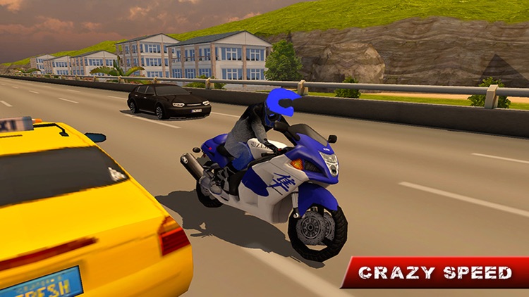 Crazy Bike Traffic Rider - Highway Moto Racer 3D screenshot-3