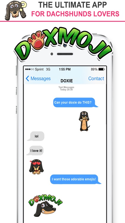 DoxMoji - Dachshunds Emoji Stickers