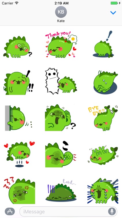 Little Dino Stickers for iMessage