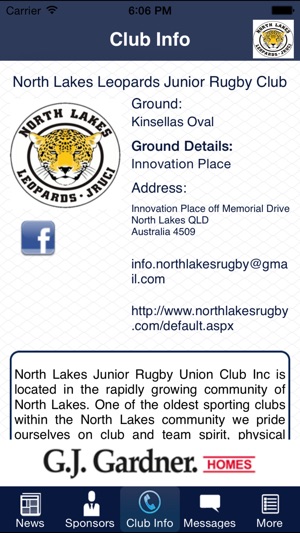 North Lakes Leopards Junior Rugby Union 