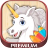Unicorn & pegasus coloring pages – Premium