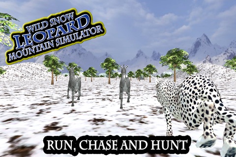 Wild Snow Leopard Mountain Simulator screenshot 2