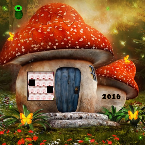 Mushroom House Baby Fairy Escape Icon